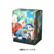 Official Pokemon Center Japan Growlithe Leafeon Perrin Plastic Deck Box