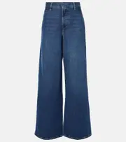 [Frame] Frame High-rise wide-leg jeans 28 blue