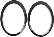 Daseeme Headlight Trim Ring Black Replacement for Mini Cooper One R50 R52 R53 2001-2006 1 Pa OEM 63126917835 63126917836