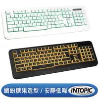 在飛比找ETMall東森購物網優惠-INTOPIC 廣鼎 USB糖果造型鍵盤(KBD-USB-6