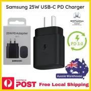 Samsung 25W Super Fast PD USB Type C Wall Charger Plug Adapter (Black)