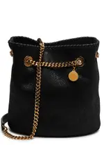 Stella Mccartney Falabella Faux Suede Bucket bag - Black ONE SIZE
