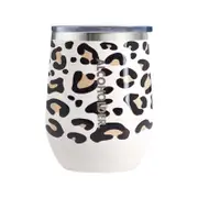 Stemless Vacuum Insulated Wine Tumbler 355ml (12oz) - Print Series Leopard