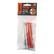 Ramset 10 x 100mm Flat Ultra Long RamPlug - 2 Pack