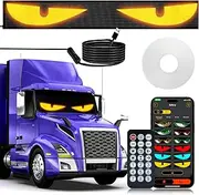 Sachie Ojos LED para Carro - Devil's Eye 69.4" Truck Lights, Remote & Bluetooth APP Control, Custom Dynamic Patterns for Semi Windshields