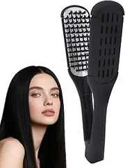 Straight Brush for Hair,Double-Sided Smoothing Hair Comb | Beauty Accessory, Portable Straightener Brush for Traveling Outdoor School Home