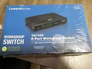 New Sealed Cisco Linksys EZXS88W 10/100 8-Port Workgroup Switch