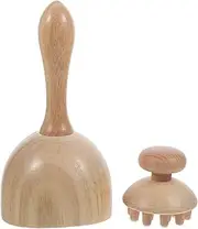 FOMIYES 1set Fire Torch Octopus Muscle Relaxation Massage Tool Wooden Body for Home Use Portable and Lightweight for Muscle Tension and Circulation Relief