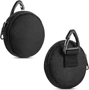 Coin Pouch, Small Coin Purse Keychain, Professional EDC Pouch Accessories Case for Military Gear Bags, Little Change Wallet, Wireless Headset Pack., 2PCS (Black), small, Modern