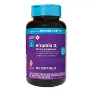 Member's Mark Vitamin D-3 2000 IU Dietary Supplement (400 ct.) - Pack of 2