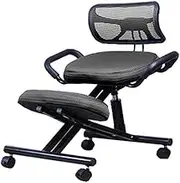 Correcting The Sitting Posture to Relieve The Fatigue of The Human Body Chair, Folding Rotary Lifting and Remedial Chair, Suitable for Students Or Family Work,Blackb