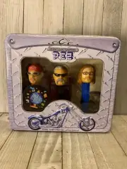 2008 Orange County Choppers Pez Candy Dispenser Tin Paul Jr Sr Mikey Set