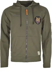 Top Gun 3018, zip hoodie , color: Olive , size: XXL