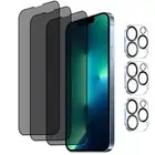 For iPhone 13 Pro/13 Pro Max Full Cover Camera Lens Privacy Screen Protector Set