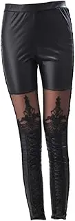 [NOLITOY] Fashion Women Leggings Elastic Lace Leggings Spring Autumn Slim Design