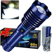 Super Bright Rechargeable LED Flashlights, 2500.000 True High Lumens, Powerfu...