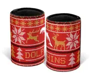 Dolphins NRL Christmas XMAS Stubby Holder Can Cooler