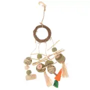 Large Parrot Toy Bird Chewing Toy Hanging Shredding Toy for Birdcage Supply