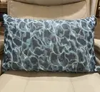 URBAN STANDARD 16x24” Duck Feather Fill Luxury Pillow Denim Blue Ocean Coastal