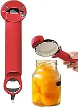 Retractable Bottle Opener, Multifunctional Bottle Opener, 2023 New Jar Opener Bottle Opener, Jar Opener Tool with Stainless Steel Gears, Adjustable Multifunctional Can Opener