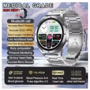 Blood sugar pressure heart Medical Grade uric monitor Glucose watch 94