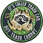 Raccoon Hook and Loop Patch, Funny Tactical Embroidered Patches, Cute It's Called Trash Can Morale Patch, DIY Applique Accessories for Backpacks, Dog Harnesses, Army Vests, Gym Bags, Hats, Helmets