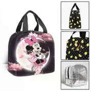 c410 Mickey Minnie Mouse Lunch Bags Kids School Insulated Lunch Bag Portable Cooler Tote Food tbd410