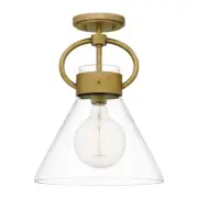 Webster - 1 Light Semi-Flush Mount In Traditional Style-14.75 Inches Tall and 12
