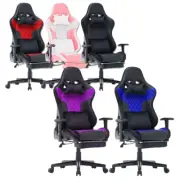 7 RGB Lights Bluetooth Speaker Gaming Chair Ergonomic Racing chair 165° Reclinin
