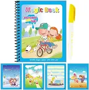 Montessori Water Painting Colouring Book Drawing Toy Pen Art Set, Preschool Educational Game for Kids