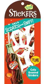 Scratch & Sniff Cola Scented Sticker Pack