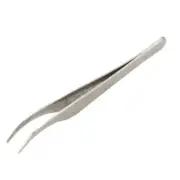 Curved Nose Narrow Tweezers Straight Fine Point Tip Multifunctional Jewelry Tool