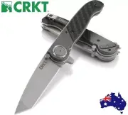 CRKT M40 DEADBOLT LOCK POCKET FOLDING KNIFE - TANTO POINT TIP REINFORCED HANDLE