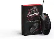 WRAPTOR Ultra Lightweight RGB Honeycomb Gaming Mouse - 16000 DPI - 7 Black