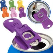 6PK Beverage Can Protector Caps - Colorful Drink Shields for BBQ & Beach