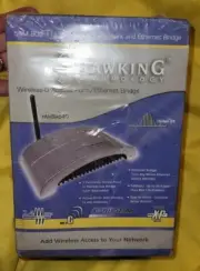 Hawking Technology Wireless-G Access Point/Ethernet Bridge HWBA54G-NEW/Sealed
