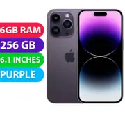 Apple iPhone 14 PRO (256GB, Purple) - Refurbished (Excellent)