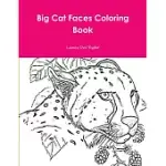 BIG CAT FACES COLORING BOOK