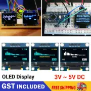 0.96inch 128x64 OLED Display 4-Pin I2C IIC SSD1306 for Arduino Uno Mega 2560 AU
