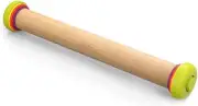 Joseph Joseph PrecisionPin - Rolling Pin with adjustable pastry thickness, Ba...