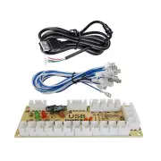 Quimat Zero Delay Arcade USB Encoder Board to Joystick for Mame Jamma Other PC G