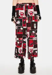 [Black Friday] Comic Vampire Print Pants