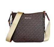 MICHAEL KORS JET SET TRAVEL SMALL SHOULDER MESSENGER BAG MK BROWN