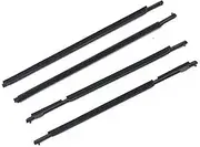 Jodriva Window Door Seals Car Sealant Strip Door Window Glass Seal Moulding Trim, for Toyota, for Prado 2010-2018 Car Door Weather Strip