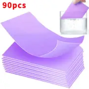 90Pcs Portable Laundry Sheet Fruit Crystal Laundry Bubble Paper Cleaning Sheet S