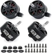 4pcs B3110 1280KV FPV Brushless Motors 5S for FPV Racing Drone Quadcopter with 250mm 18AWG Silicone Wires(Black)