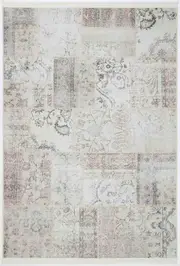 Sonja Distressed Vintage Blush & Grey Rug