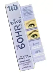 Urban Decay Inked Brow Gel *BROWN SUGAR* Full Size 0.6 oz BNIB *