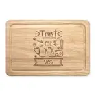 Trust Me I'm A Vet Rectangular Wooden Chopping Board Funny Animal Best Favourite