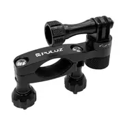 360 Degree Rotation Bike Aluminum Handlebar Adapter Mount with Screw for GoPro HERO8 Black / Max / HERO7, DJI OSMO Action, Xiaoyi and Other Action Cameras(Black)